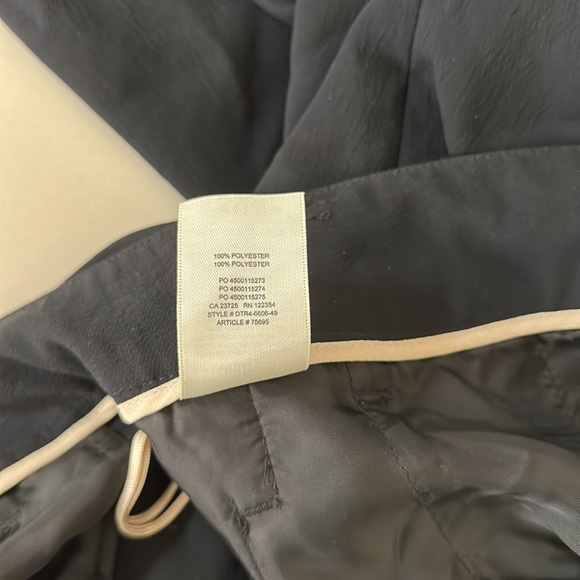 🔥🔥🔥Aritzia Wilfred Tie Waist Black Trousers Pants - Picture 8 of 8